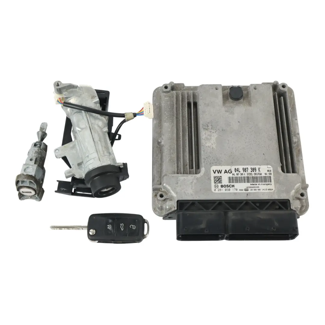 Volkswagen Caddy Mk3 2.0 TDI DFSD 102HP Motor Steuergerät Kit Manuell - SKU 04L907309K-4 - Teilenummer 04L907309K