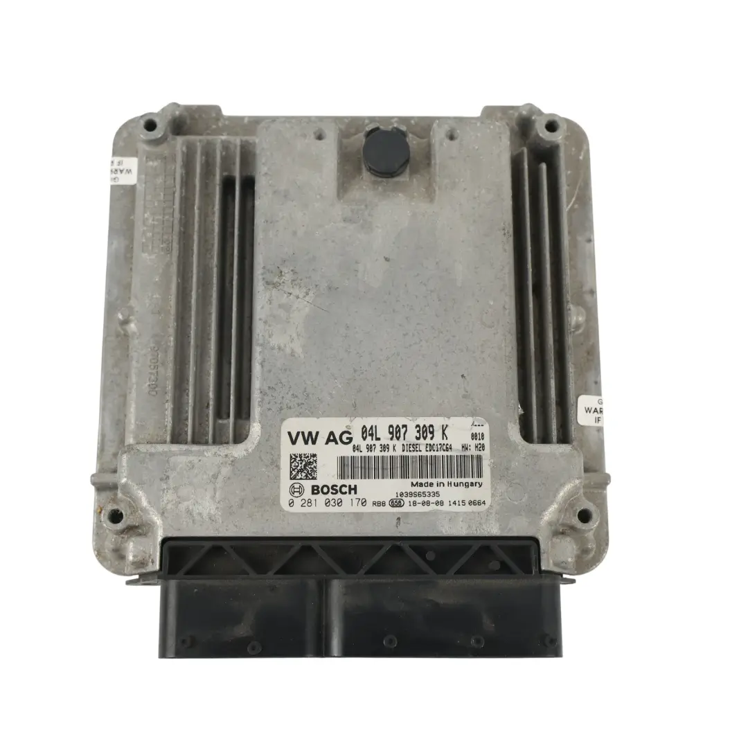 Volkswagen Caddy Mk3 2.0 TDI DFSD 102HP Calculateur Moteur Manuelle - SKU 04L907309K-4 - Numéro de pièce 04L907309K