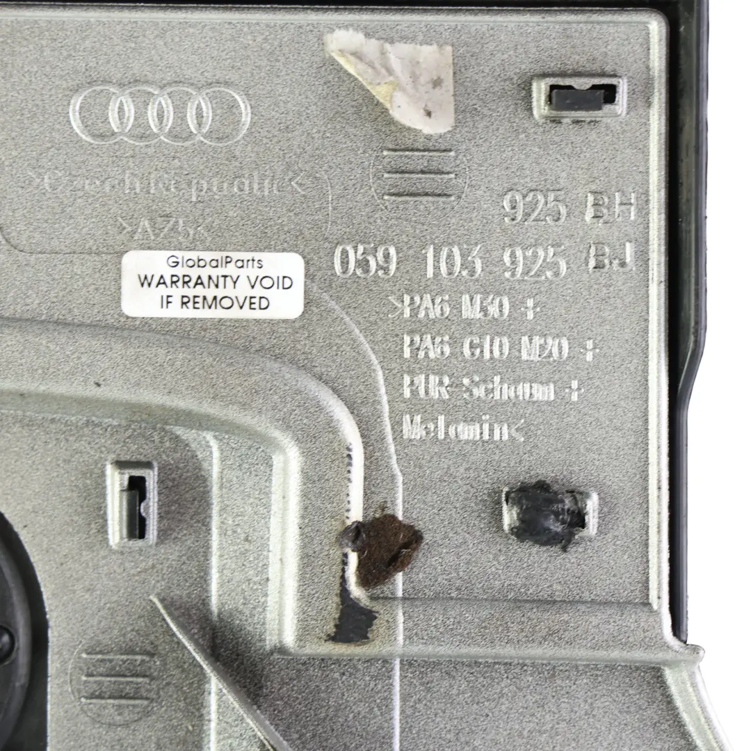 4F 2.7 TDI V6 Motor Obere Abdeckung Verkleidung für Audi A6 C6 S6 mit Teilenummer 059103925BJ Audi A6 C6 S6 4F 2.7 TDI V6 Motor Obere Abdeckung Verkleidung - SKU 059103925BJ-2 - Teilenummer 059103925BJ