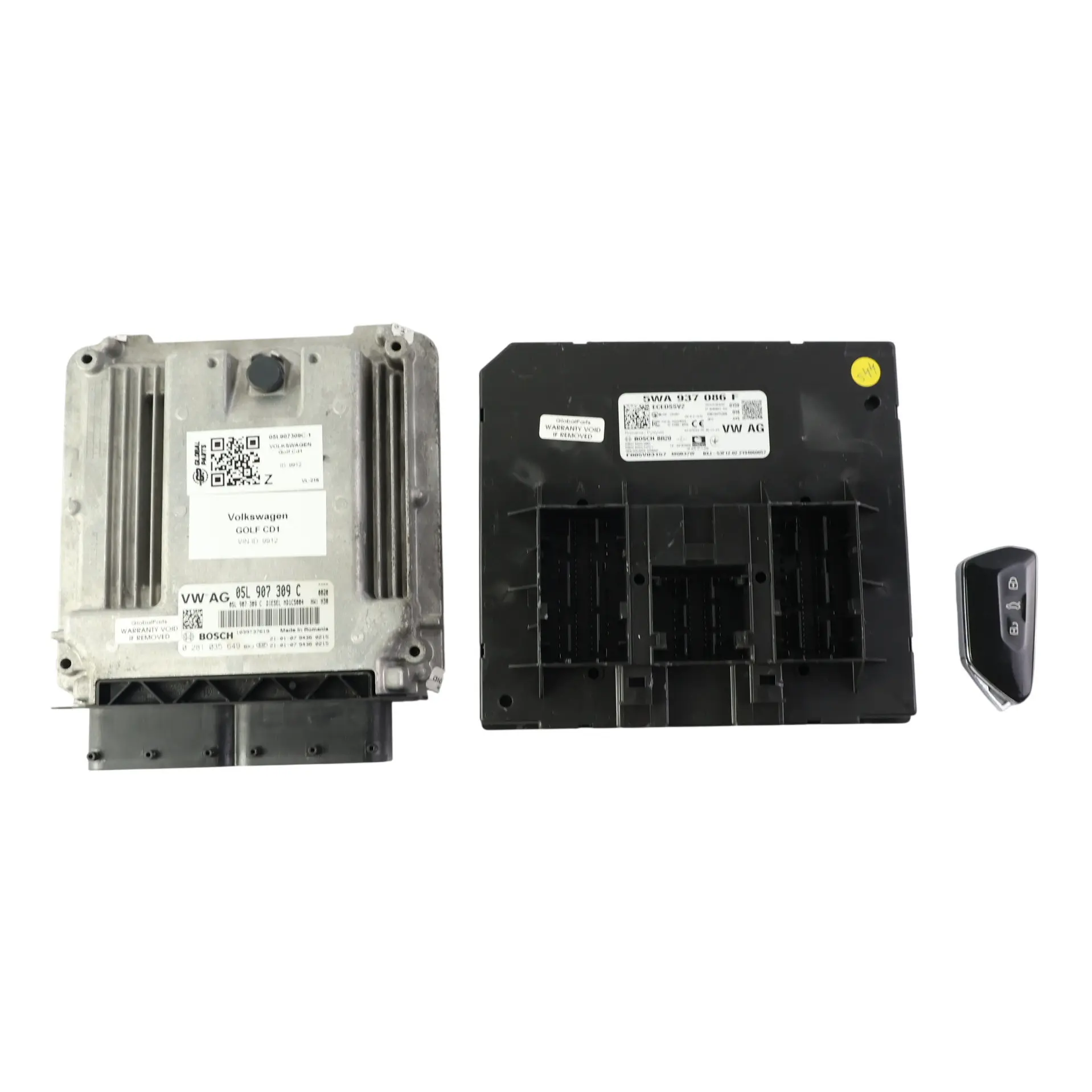 Volkswagen Golf Mk8 2.0 TDI 150HP Motor Steuergerät ECU Kit 05L907309C Automatik