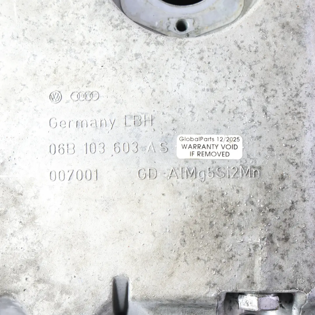 Audi A4 B7 A6 C6 Coppa Olio Motore 2.0 TFSI Benzina - SKU 06B103603AS - Numero di parte 06B103603AS