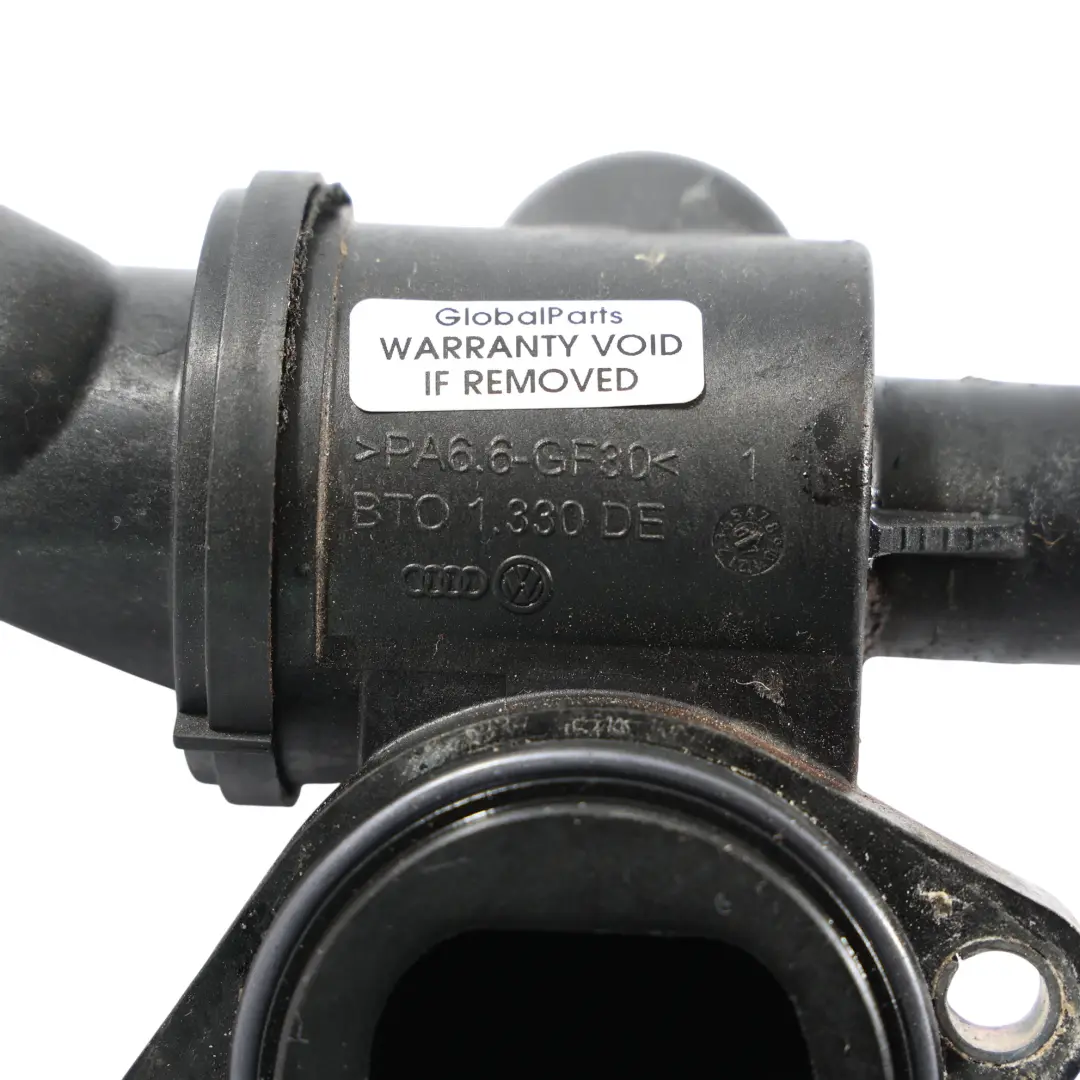 Volkswagen Eos 1F A3 8P Thermostatgehäuse Halterung Abdeckung 2.0 FSI - SKU 06F121111G - Teilenummer 06F121111G