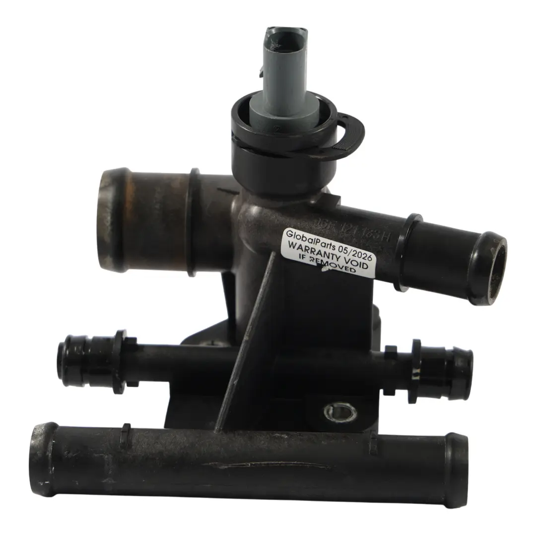 Mk5 Audi TT 8J Carcasa Termostato Agua 2.0 TFSI para Volkswagen Golf con número de pieza 06F121133H Volkswagen Golf Mk5 Audi TT 8J Carcasa Termostato Agua 2.0 TFSI - SKU 06F121133H - Número de pieza 06F121133H