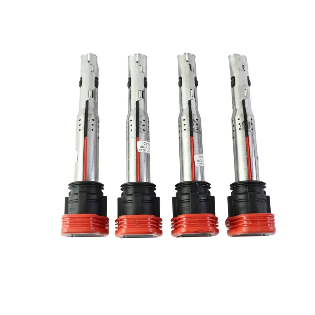 8F VW Jetta A6 Bobina Accensione 1.8 TFSI BZB per Audi A3 8P A4 B8 A5 8T con numero di parte 07K905715F Audi A3 8P A4 B8 A5 8T 8F VW Jetta A6 Bobina Accensione 1.8 TFSI BZB - SKU 07K905715F-SET - Numero di parte 07K905715F