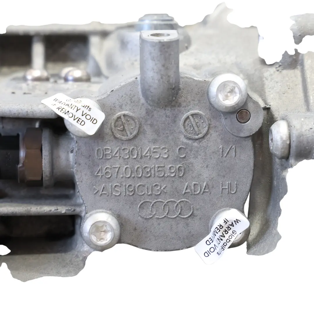 Audi A4 B8 A5 8T 2.0 TFSI Manual Gearbox 6 Speed LLT WARRANTY - SKU 0B2300027B - Part number 0B2300027B