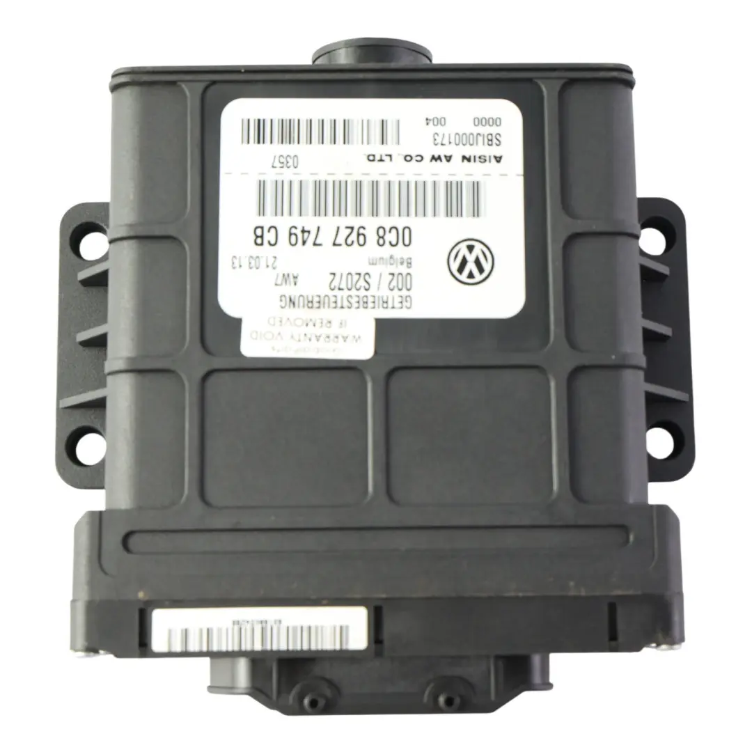 Módulo Control Unidad Transmisión Automática para Porsche Cayenne 92A con número de pieza 0C8927749CB Porsche Cayenne 92A Módulo Control Unidad Transmisión Automática - SKU 0C8927749CB - Número de pieza 0C8927749CB