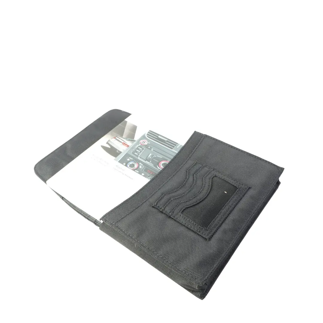 Owner's Handbook Radio Manual Book Pouch Case Wallet Set to Audi A5 8T with Part number 1125618TA20 Audi A5 8T Owner's Handbook Radio Manual Book Pouch Case Wallet Set - SKU 1125618TA20 - Part number 1125618TA20