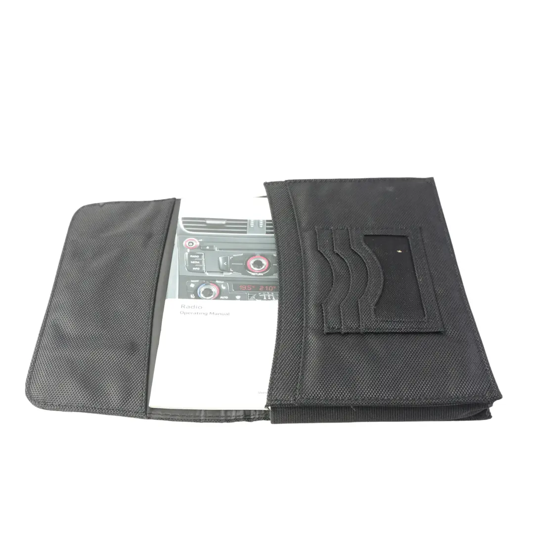 Audi A5 8T Owner's Handbook Radio Manual Book Pouch Case Wallet Set - SKU 1125618TA20 - Part number 1125618TA20