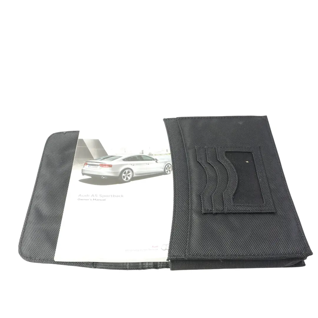 Audi A5 8T Owner's Handbook Radio Manual Book Pouch Case Wallet Set - SKU 1125618TA20 - Part number 1125618TA20