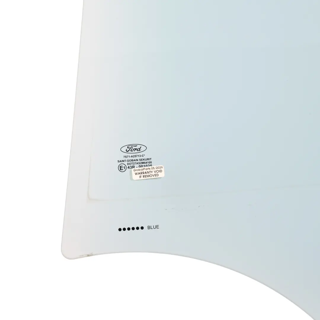 Mk4 Rear Door Window Glass Glazing Left N/S AS2 to Ford Mondeo with Part number 1504242 Ford Mondeo Mk4 Rear Door Window Glass Glazing Left N/S AS2 - SKU 1504242 - Part number 1504242