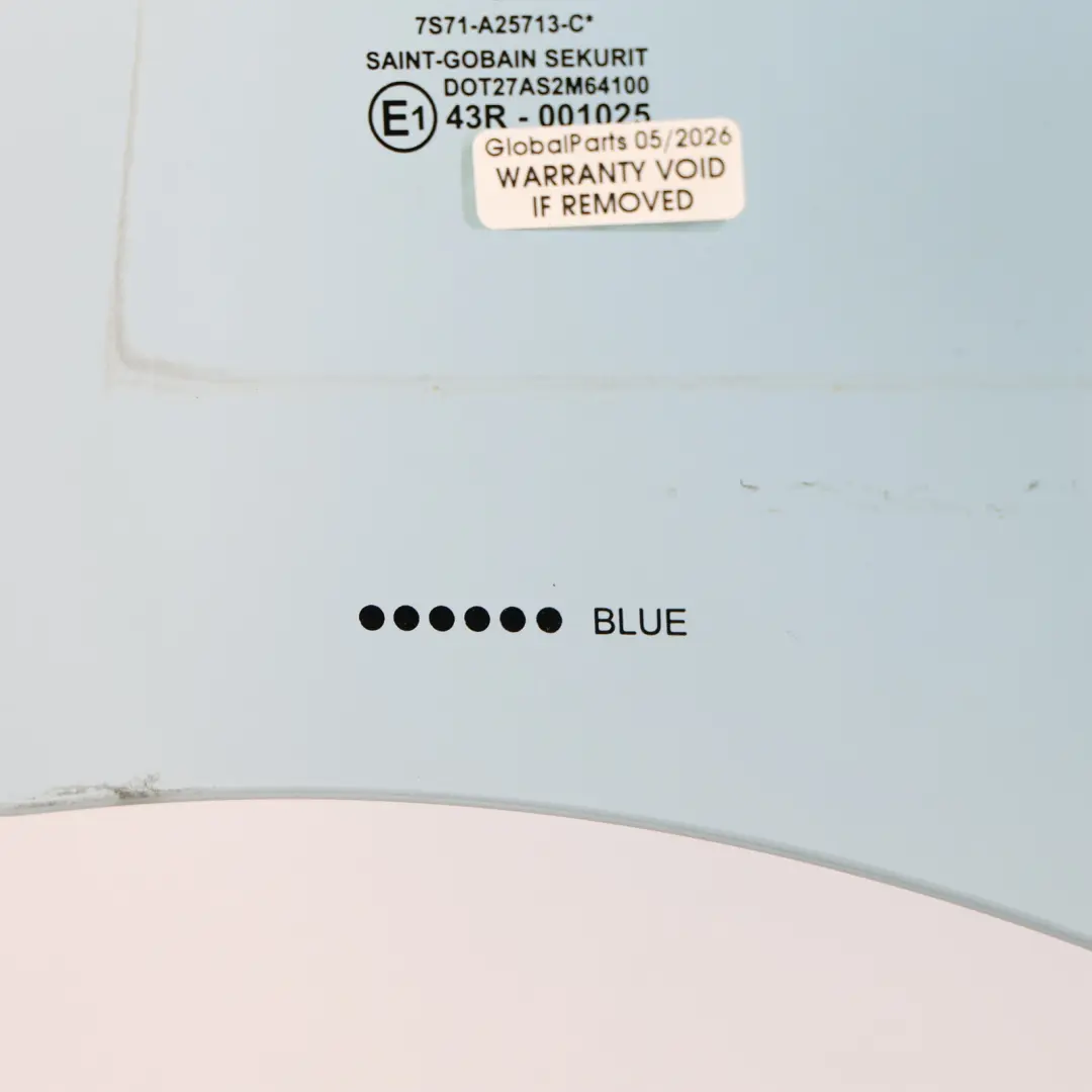 Mk4 Rear Door Window Glass Glazing Left N/S AS2 to Ford Mondeo with Part number 1504242 Ford Mondeo Mk4 Rear Door Window Glass Glazing Left N/S AS2 - SKU 1504242 - Part number 1504242