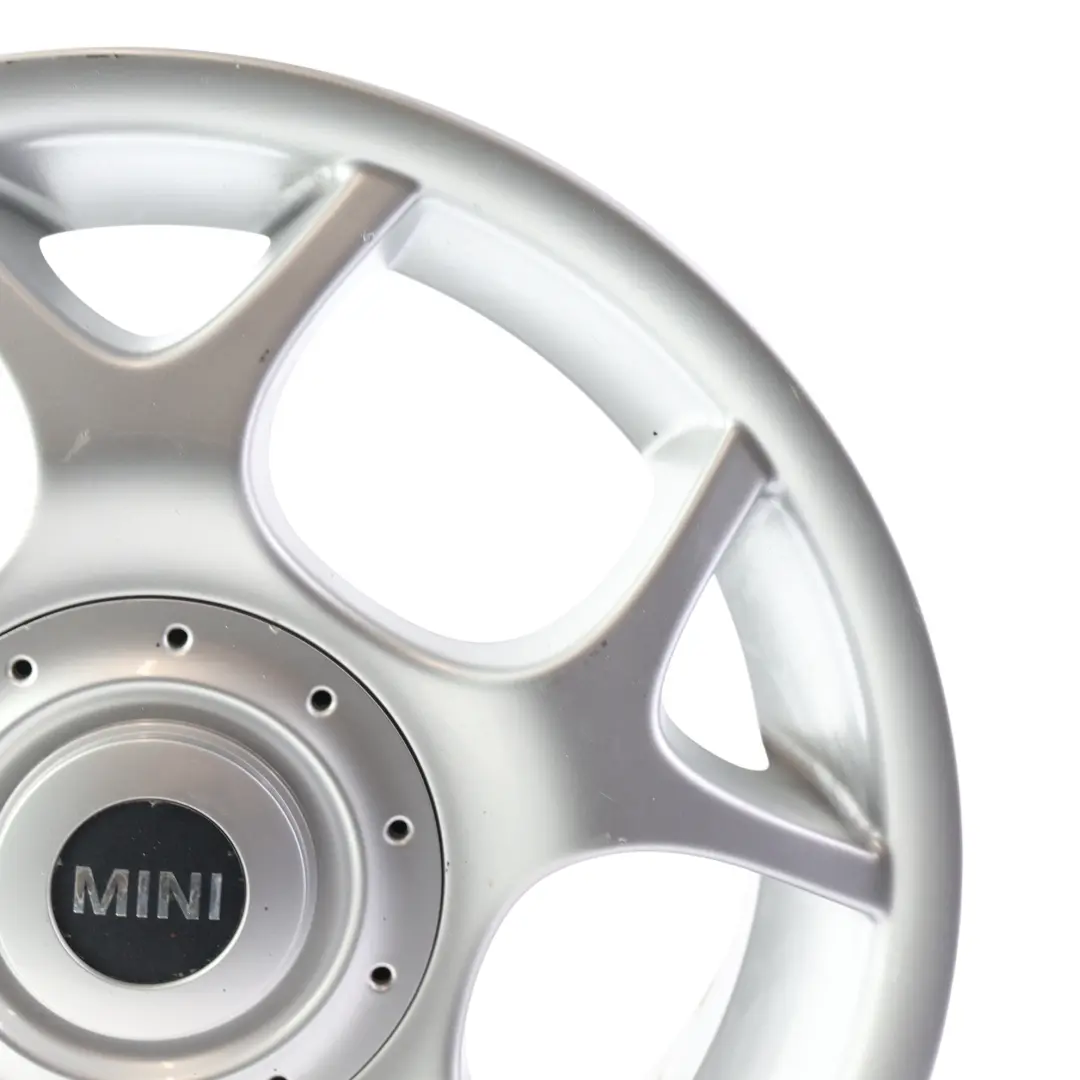 Mini Cooper One R50 R52 R53 Llanta De aleacion plateada 16" 6,5J ET:48 X-Lite 84 - SKU 1512350-1 - Número de pieza 1512350