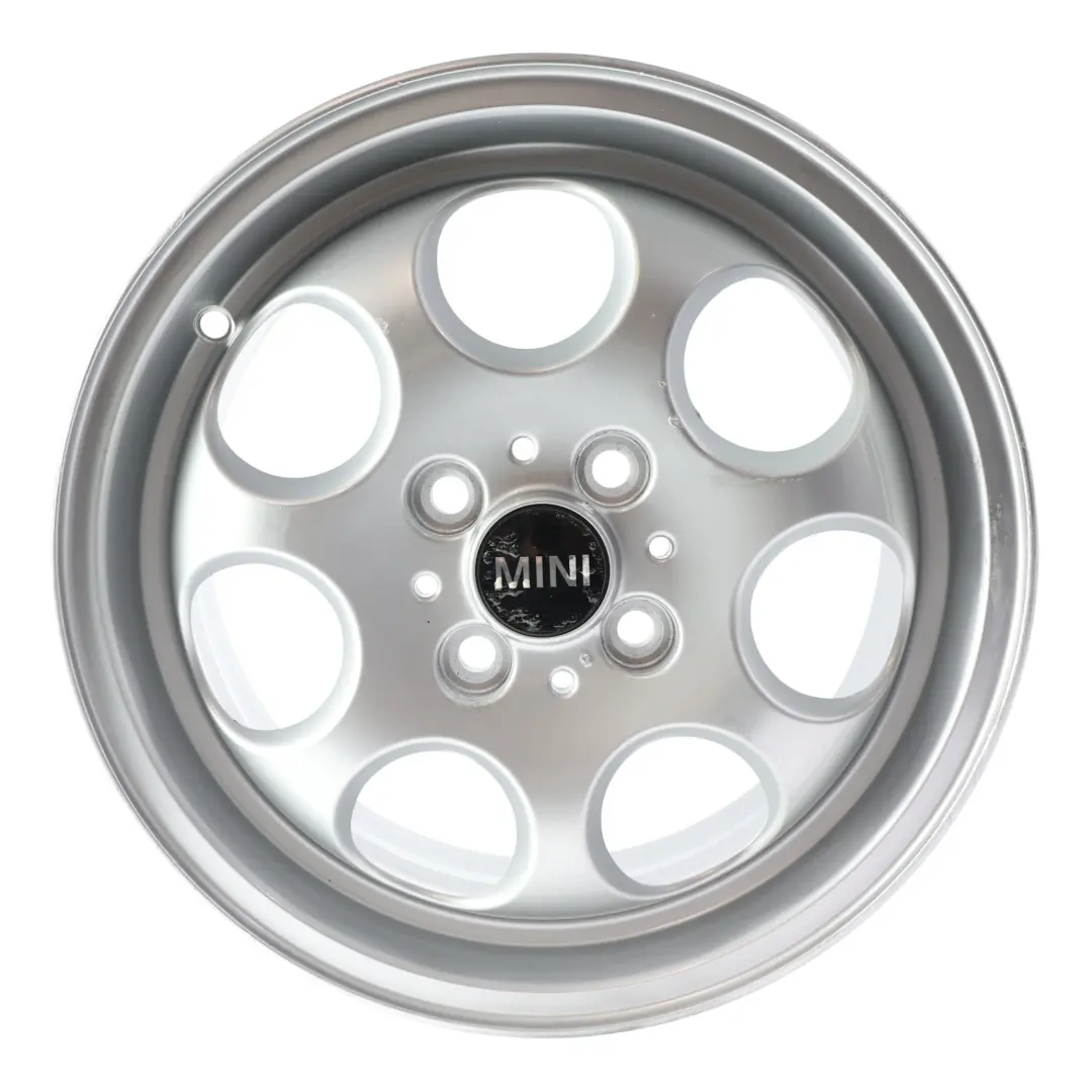 Mini Cooper R50 R55 R56 R57 Argento Cerchio In Lega 15" 5,5J ET:45 7-Fori 81 - SKU 1512458-1 - Numero di parte 1512458