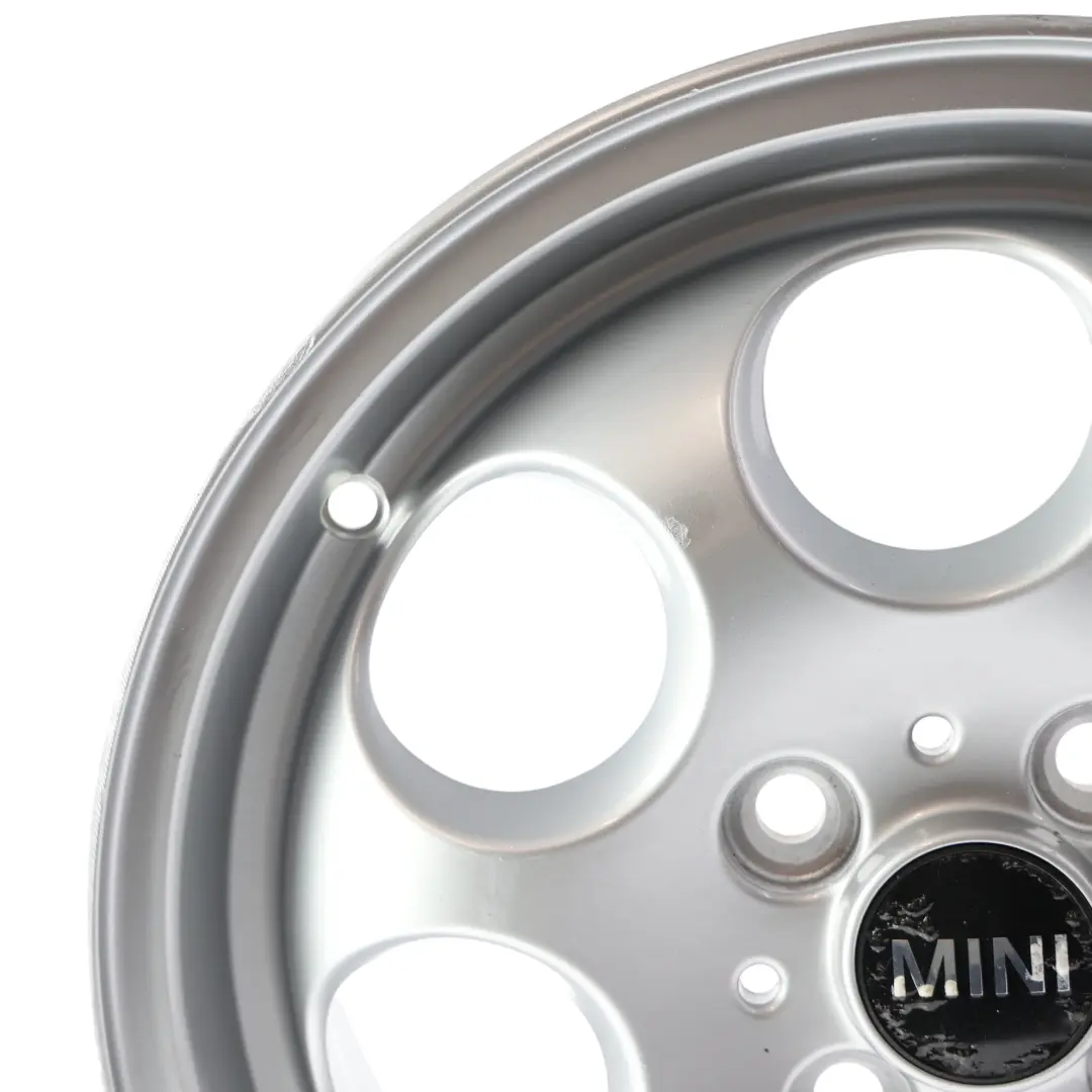 Mini Cooper R50 R55 R56 R57 Argento Cerchio In Lega 15" 5,5J ET:45 7-Fori 81 - SKU 1512458-1 - Numero di parte 1512458