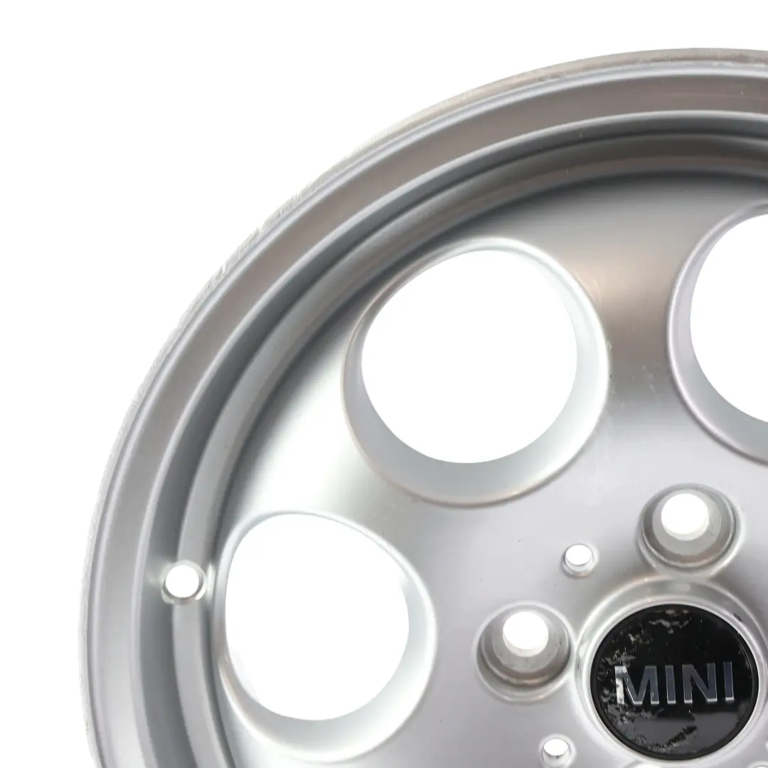 Mini Cooper One R50 R55 R56 R57 Silver Wheel Alloy Rim 15" 5,5J ET:45 7-Hole 81 - SKU 1512458-2 - Part number 1512458