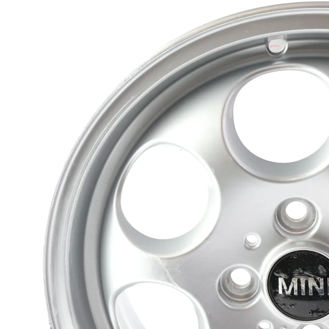 Alloy Rim 15" 5,5J ET:45 7-Hole 81 to Mini R50 R55 R56 R57 Silver Wheel with Part number 1512458 Mini R50 R55 R56 R57 Silver Wheel Alloy Rim 15" 5,5J ET:45 7-Hole 81 - SKU 1512458-5 - Part number 1512458