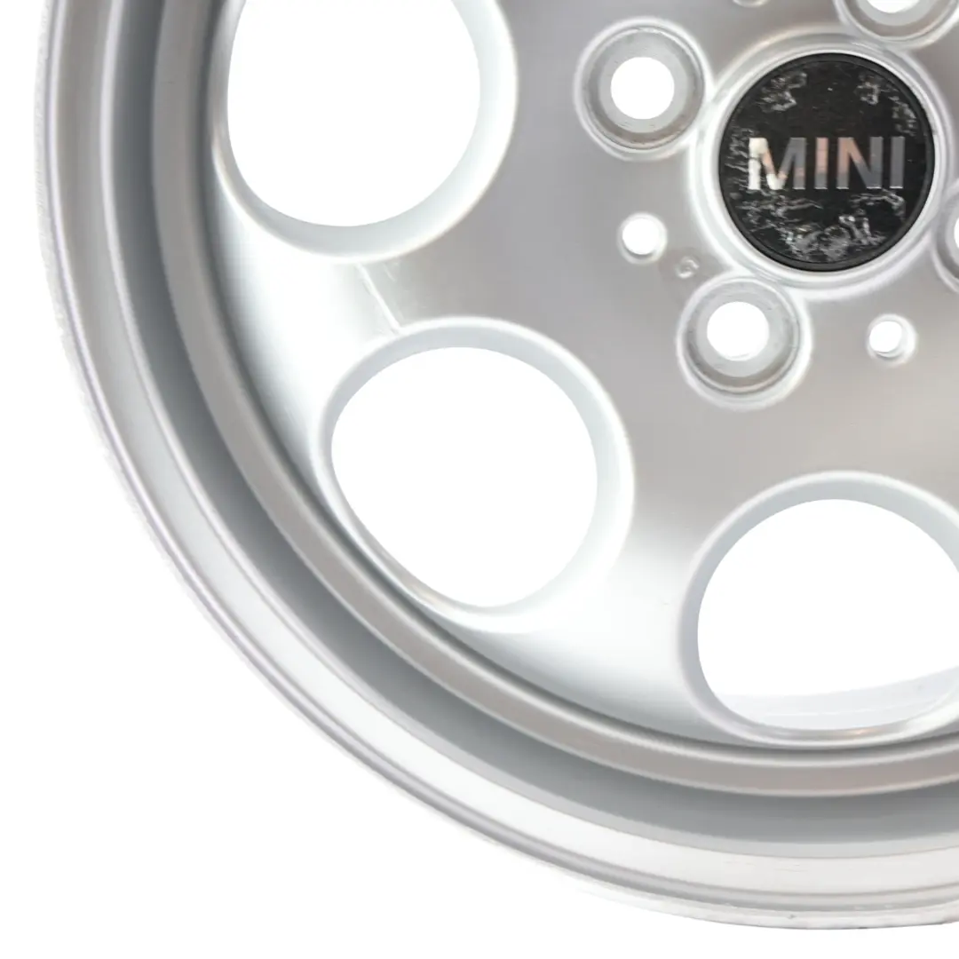 Alloy Rim Silver 15" 5,5J ET:45 7-Hole 81 to Mini R50 R55 R56 R57 R58 Wheel with Part number 1512458 Mini R50 R55 R56 R57 R58 Wheel Alloy Rim Silver 15" 5,5J ET:45 7-Hole 81 - SKU 1512458-8 - Part number 1512458
