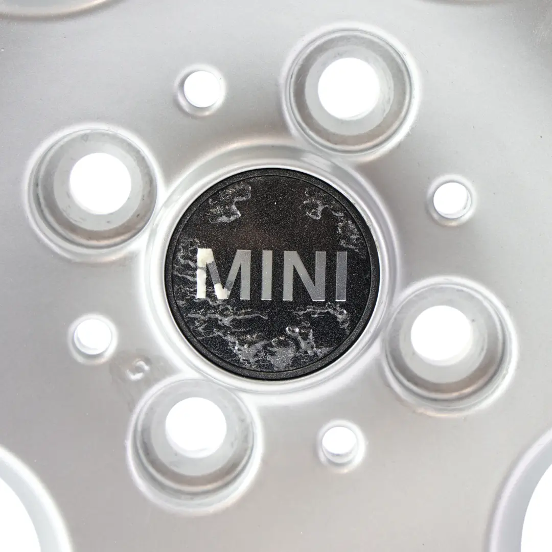 Alloy Rim Silver 15" 5,5J ET:45 7-Hole 81 to Mini R50 R55 R56 R57 R58 Wheel with Part number 1512458 Mini R50 R55 R56 R57 R58 Wheel Alloy Rim Silver 15" 5,5J ET:45 7-Hole 81 - SKU 1512458-8 - Part number 1512458