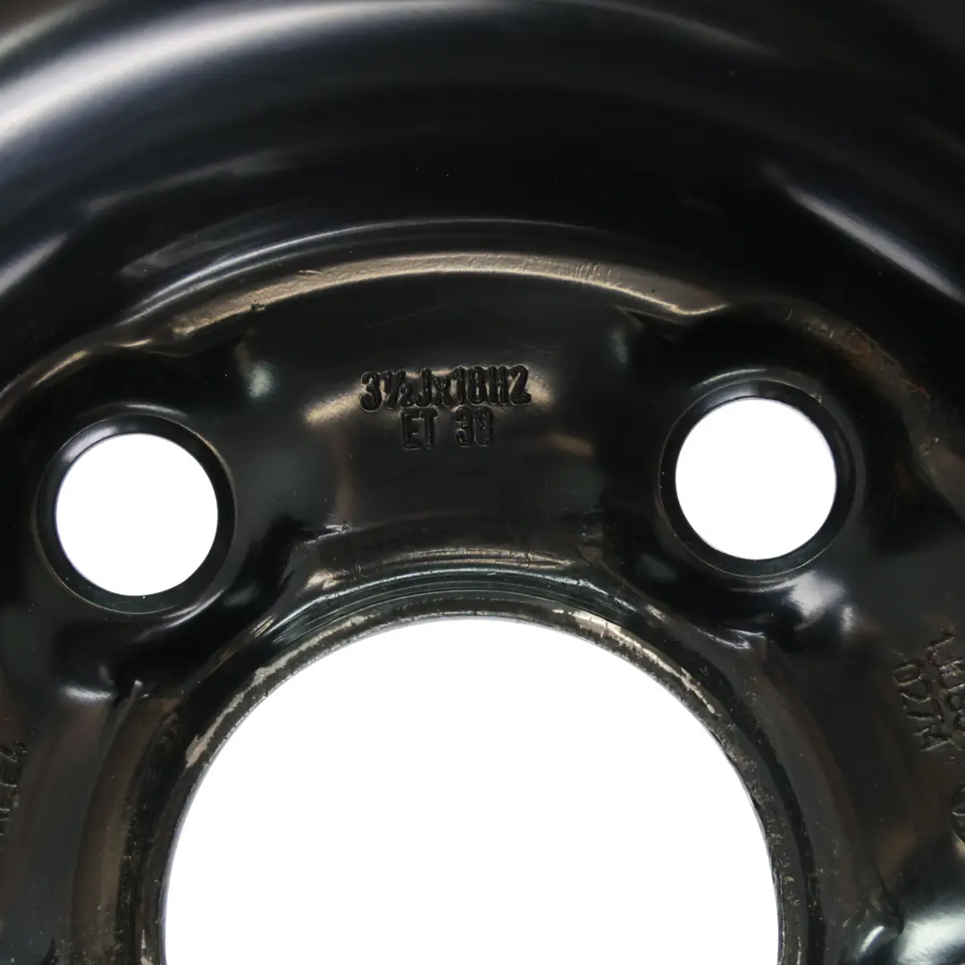 Audi TT 8N VW Golf Mk4 Steel Spare Wheel Tyre R18 3.5J ET:38 125/60 - SKU 1J0601027M-1 - Part number 1J0601027M
