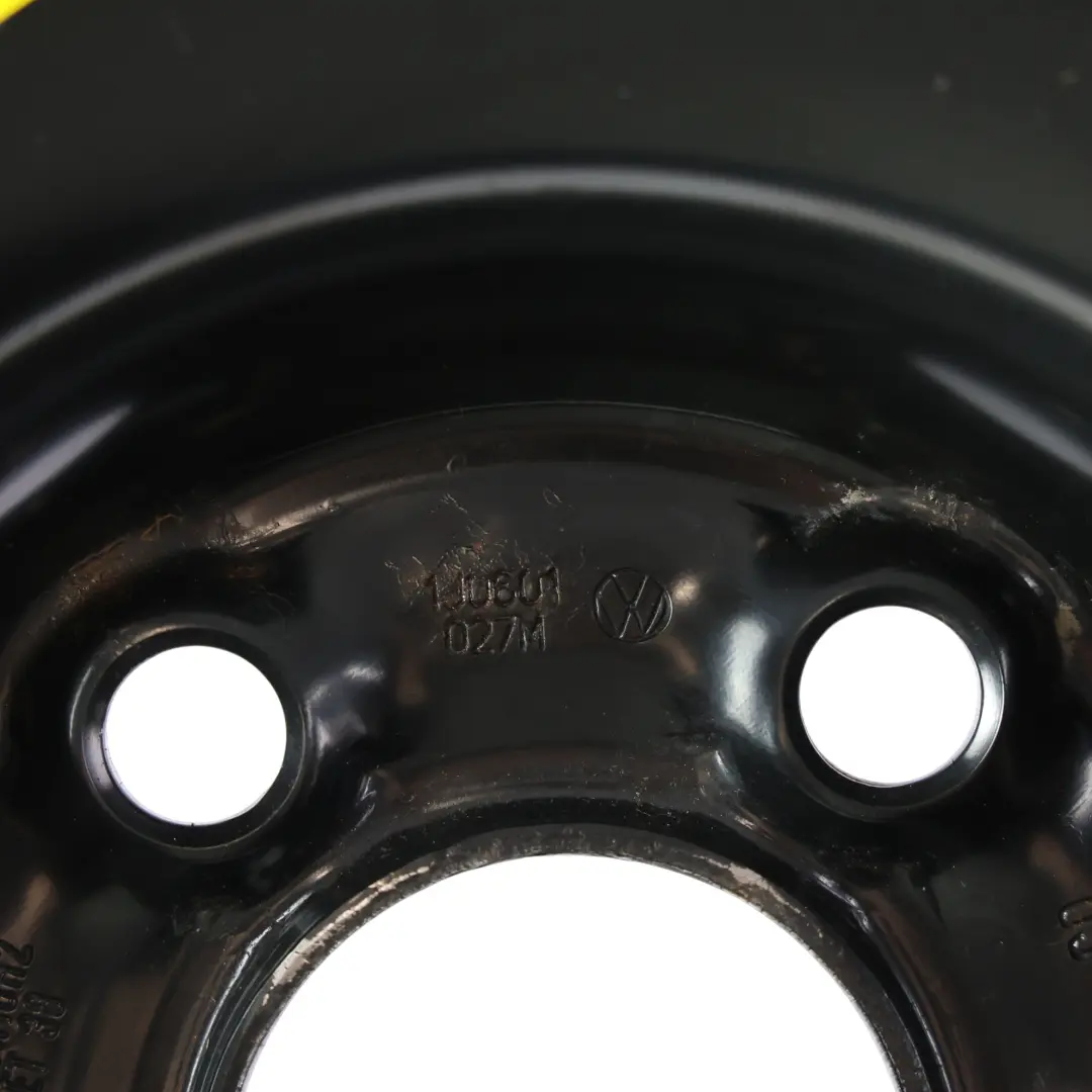 Audi TT 8N VW Golf Mk4 Steel Spare Wheel Tyre R18 3.5J ET:38 125/60 - SKU 1J0601027M-1 - Part number 1J0601027M