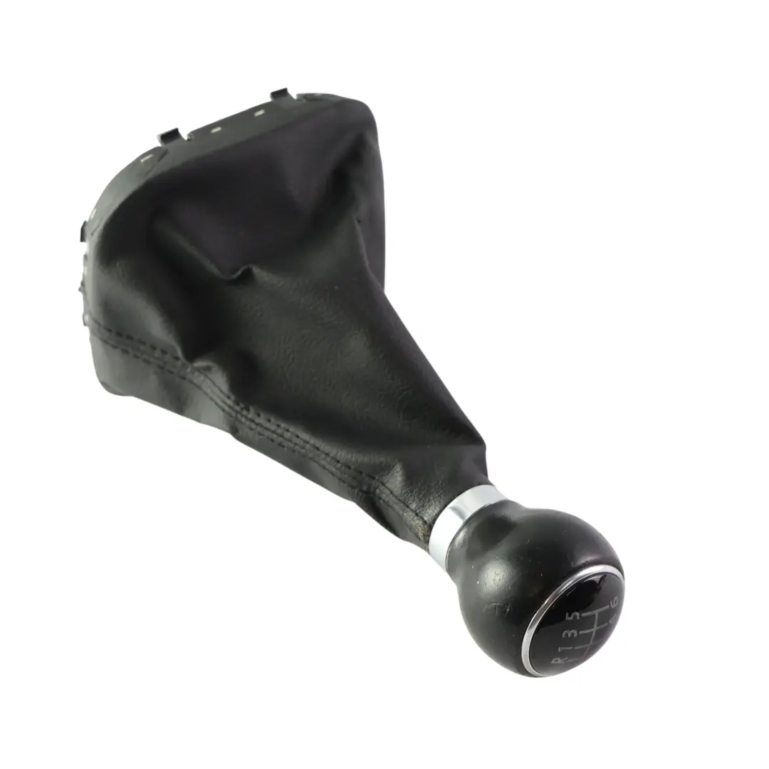 Volkswagen Golf MK5 Scirocco MK3 Schaltknauf Leder 6-Gang - SKU 1K0711118A - Teilenummer 1K0064285G