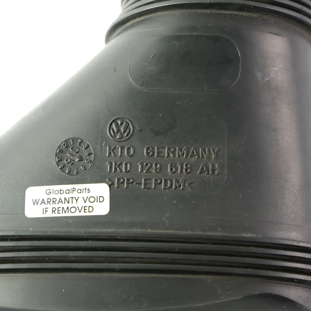 VW Golf Mk5 Skoda Octavia Mk2 Air Intake Hose Pipe Cover 2.0 TSI - SKU 1K0129618AH - Part number 1K0129618AH