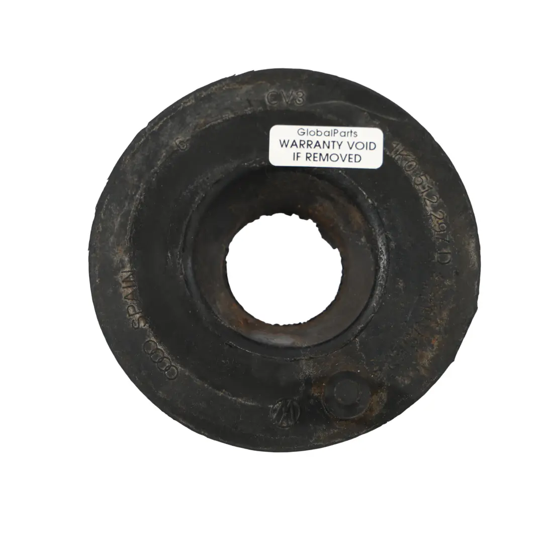 VW Golf MK6 Audi A3 8P Lower Rear Spring Mounting Support Set Rubber - SKU 1K0512297D - Part number 1K0512297D