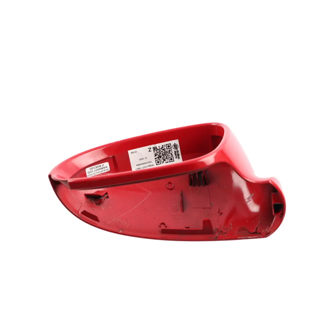 Mk5 Wing Mirror Cover Left N/S Cap Casing Tornado Red LY3D to VW Golf with Part number 1K0857537 VW Golf Mk5 Wing Mirror Cover Left N/S Cap Casing Tornado Red LY3D - SKU 1K0857537-TRE1 - Part number 1K0857537