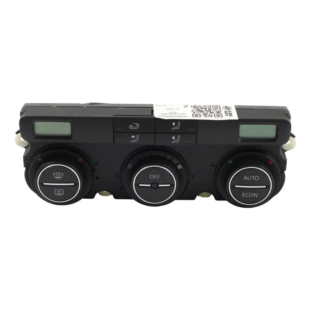 1K Panneau Commande Climatisation pour Volkswagen Golf à propos du numéro de pièce 1K0907044BD Volkswagen Golf 1K Panneau Commande Climatisation - SKU 1K0907044BD-1 - Numéro de pièce 1K0907044BD