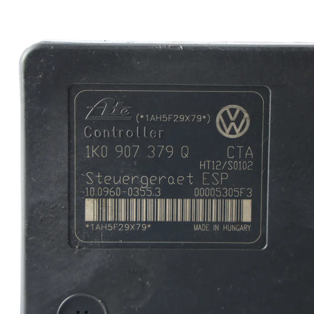 Volkswagen Golf Mk5 Module Pompe ABS ECU 1.4 FSI 1K0614517N - SKU 1K0907379Q - Numéro de pièce 1K0907379Q