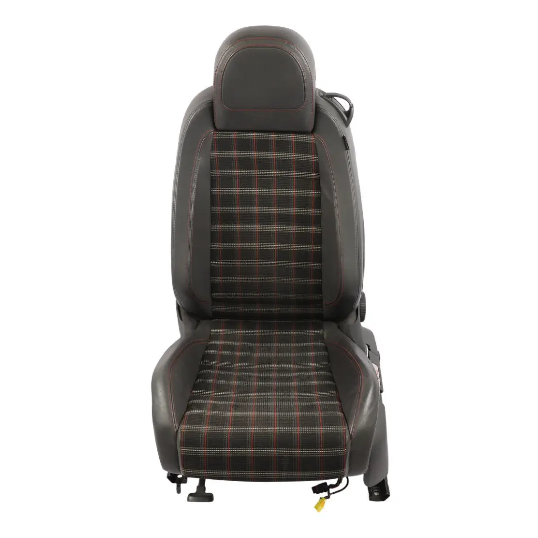 Volkswagen Golf Mk5 GTI 5D Front Seat Heated Leather Cloth Black Left N/S - SKU 1K3881805TE-2 - Part number 1K3881805TE