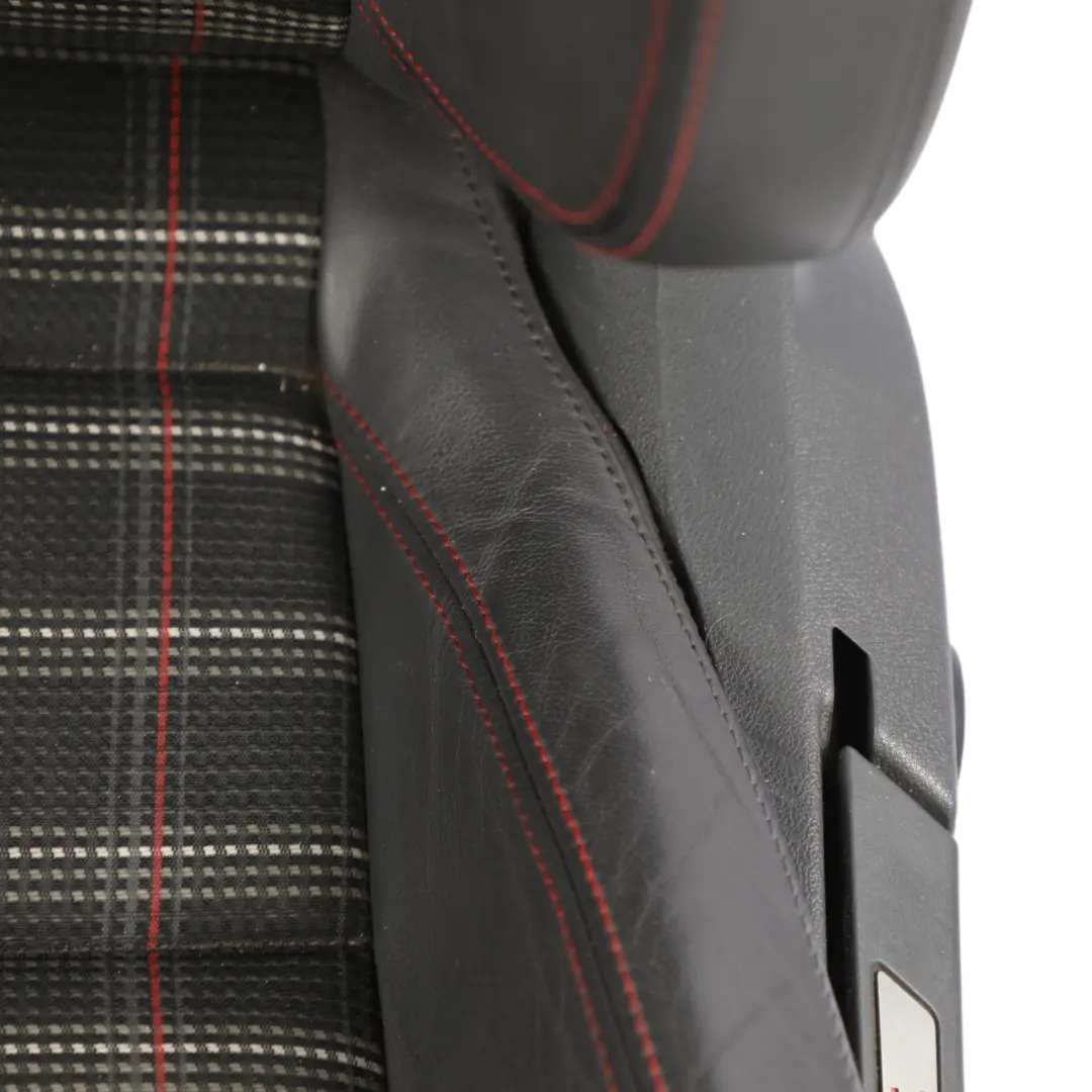 Volkswagen Golf Mk5 GTI 5D Front Seat Heated Leather Cloth Black Left N/S - SKU 1K3881805TE-2 - Part number 1K3881805TE