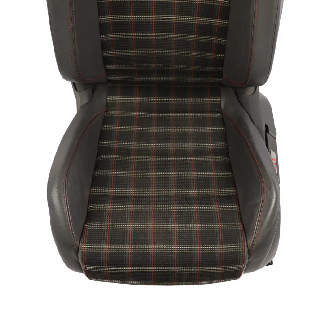Volkswagen Golf Mk5 GTI 5D Front Seat Heated Leather Cloth Black Left N/S - SKU 1K3881805TE-2 - Part number 1K3881805TE
