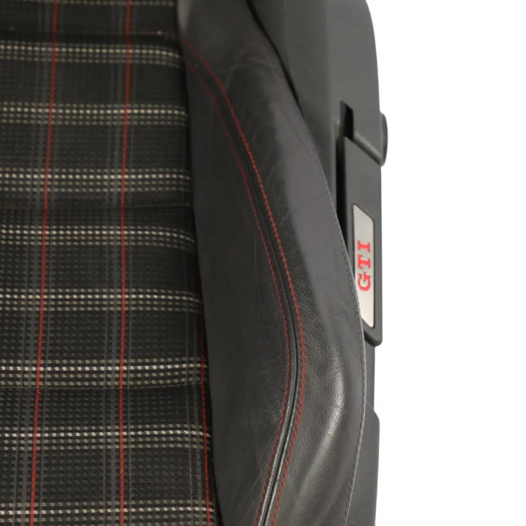 Volkswagen Golf Mk5 GTI 5D Front Seat Heated Leather Cloth Black Left N/S - SKU 1K3881805TE-2 - Part number 1K3881805TE