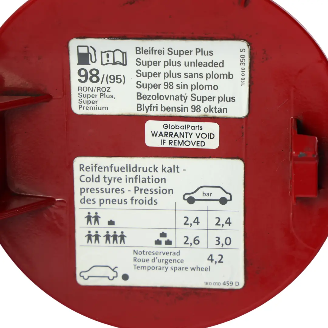 Mk5 Tankdeckel Klappe Abdeckung Tornado Rot LY3D für Volkswagen Golf mit Teilenummer 1K6809857C Volkswagen Golf Mk5 Tankdeckel Klappe Abdeckung Tornado Rot LY3D - SKU 1K6809857C-TRE - Teilenummer 1K6809857C