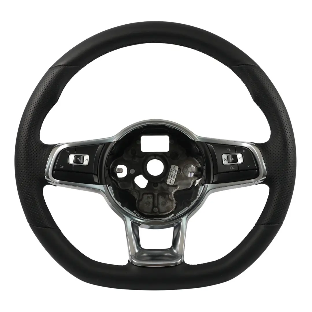 Steering Wheel NEW Black Leather Flat Bottom to Volkswagen Scirocco with Part number 1K8419091AF Volkswagen Scirocco Steering Wheel NEW Black Leather Flat Bottom - SKU 1K8419091AF-1 - Part number 1K8419091AF