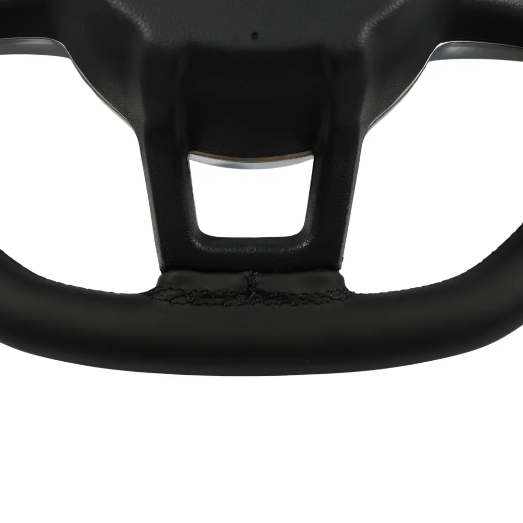 Steering Wheel NEW Black Leather Flat Bottom to Volkswagen Scirocco with Part number 1K8419091AF Volkswagen Scirocco Steering Wheel NEW Black Leather Flat Bottom - SKU 1K8419091AF-1 - Part number 1K8419091AF