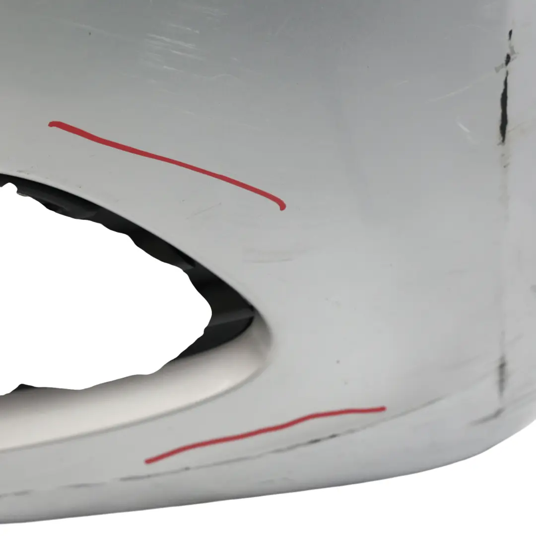 Volkswagen VW Scirocco Mk3 Front Bumper Trim Panel Reflex Silver - A7W - SKU 1K8807217M-RES - Part number 1K8807217M