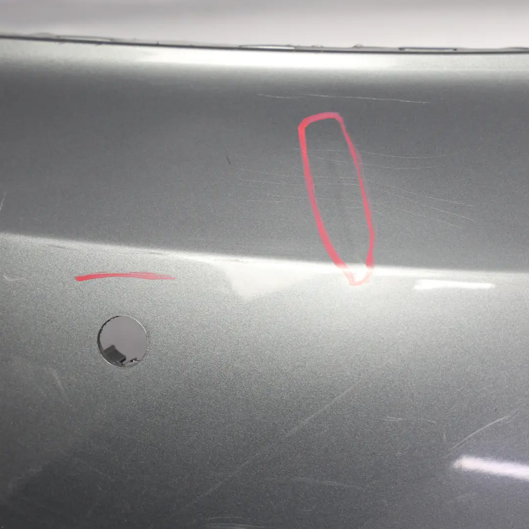 Mk3 Rear Bumper Facelift Indium Grey Metallic - R7H to Volkswagen VW Scirocco with Part number 1K8807421R Volkswagen VW Scirocco Mk3 Rear Bumper Facelift Indium Grey Metallic - R7H - SKU 1K8807421R-IDG - Part number 1K8807421R