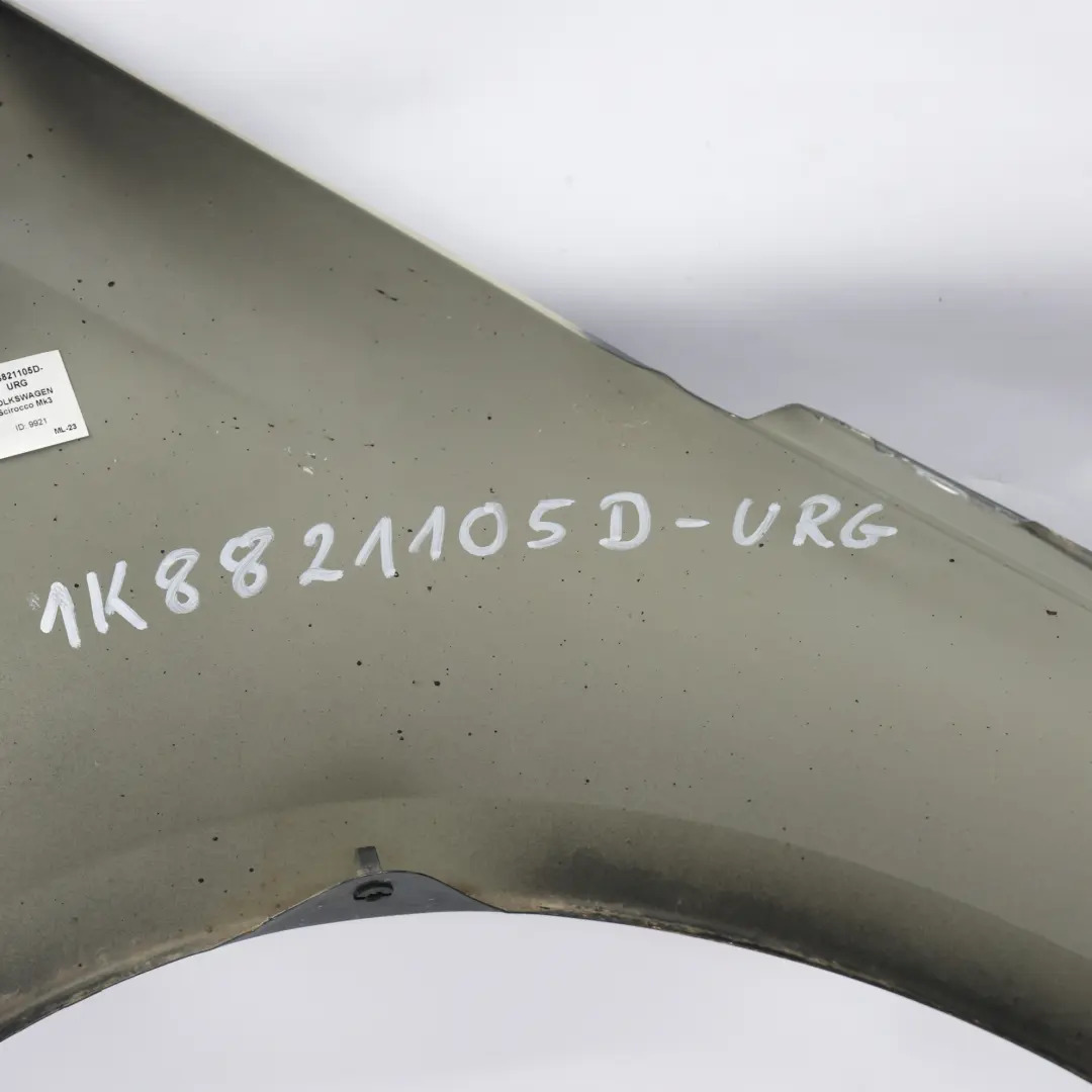 MK3 Kotflügel Seitenteil Vorne Links Urano Grau I7F für Volkswagen Scirocco mit Teilenummer 1K8821105D Volkswagen Scirocco MK3 Kotflügel Seitenteil Vorne Links Urano Grau I7F - SKU 1K8821105D-URG - Teilenummer 1K8821105D