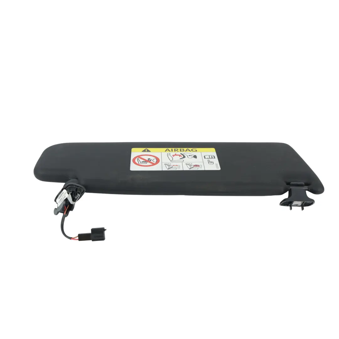 Mk3 Sun Visor Cover Panel Black Left N/S to Volkswagen Scirocco with Part number 1K8857551J Volkswagen Scirocco Mk3 Sun Visor Cover Panel Black Left N/S - SKU 1K8857551J - Part number 1K8857551J