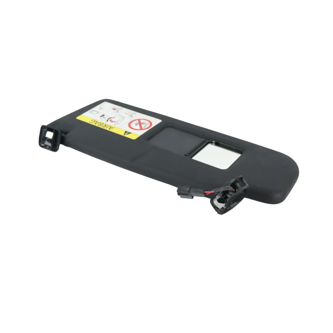Volkswagen Scirocco Mk3 Sun Visor Cover Panel Black Left N/S - SKU 1K8857551J - Part number 1K8857551J