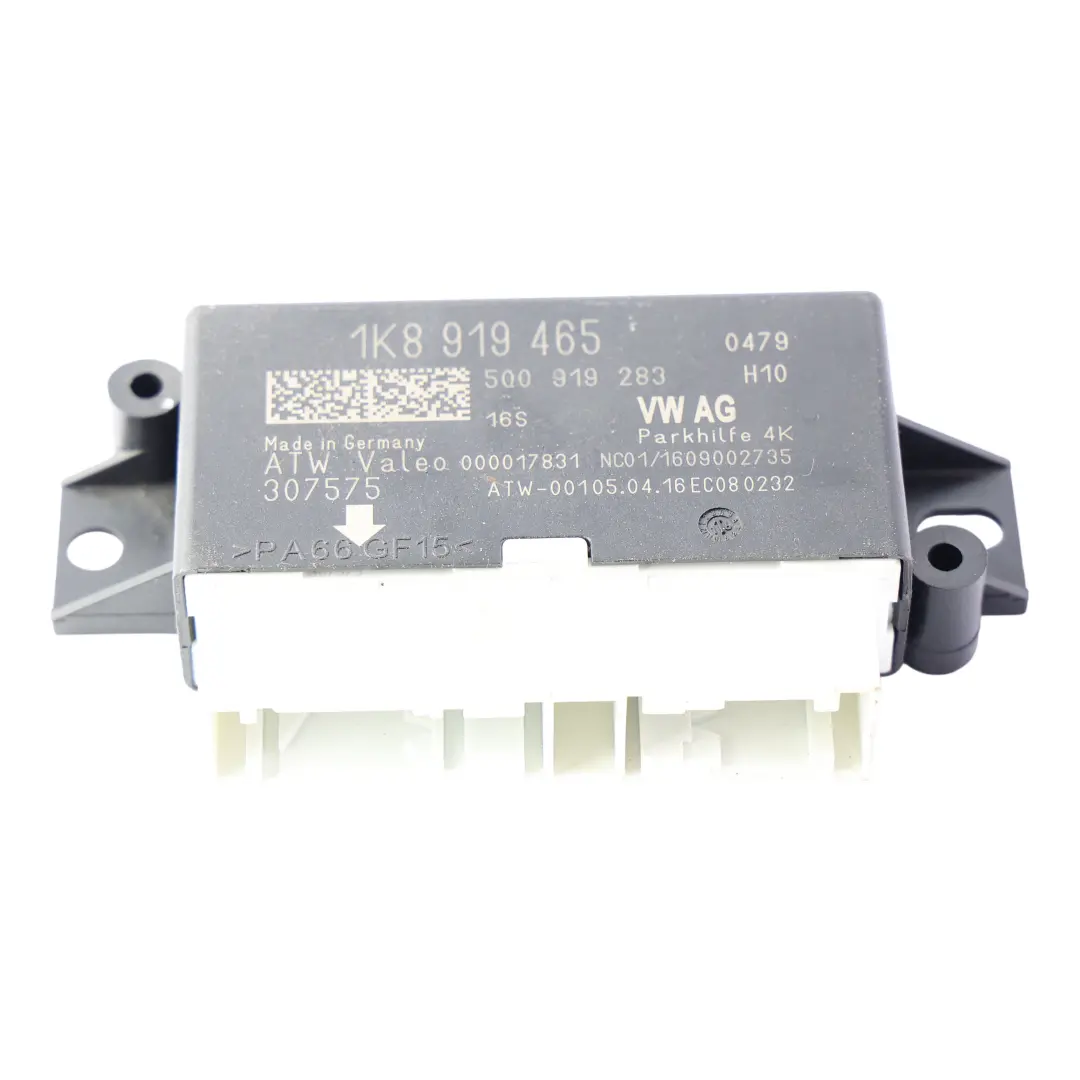 2K Parking Aid Sensor PDC Control Unit Module ECU to Volkswagen Caddy with Part number 1K8919465A Volkswagen Caddy 2K Parking Aid Sensor PDC Control Unit Module ECU - SKU 1K8919465A - Part number 1K8919465A