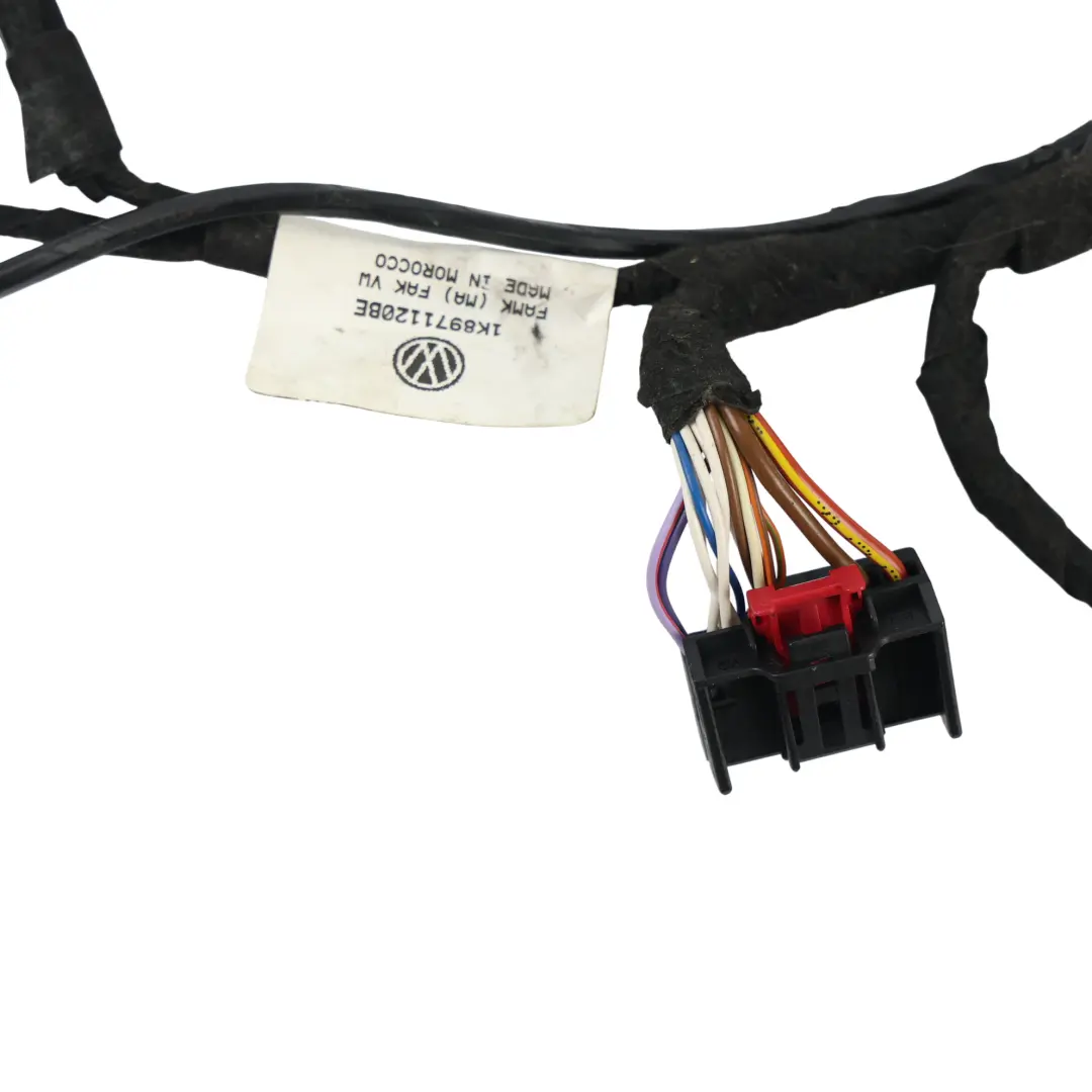 VW Volkswagen Scirocco Mk3 Door Wiring Harness Loom Driver's Side - SKU RHD-1K8971120BE - Part number 1K8971120BE