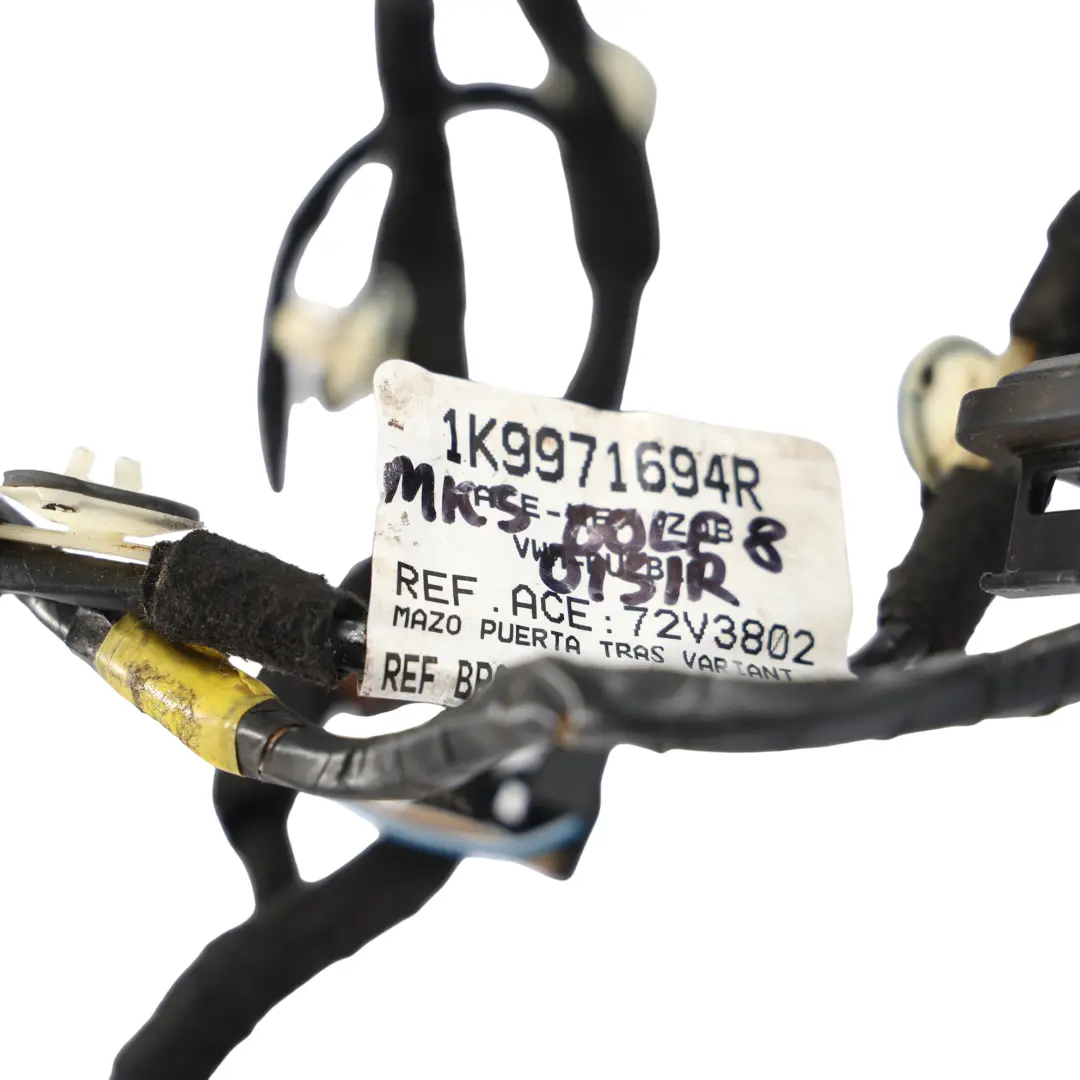 VW Volkswagen Golf 1K Door Wiring Loom Harness Cable Rear Right O/S - SKU 1K9971694R - Part number 1K9971694R