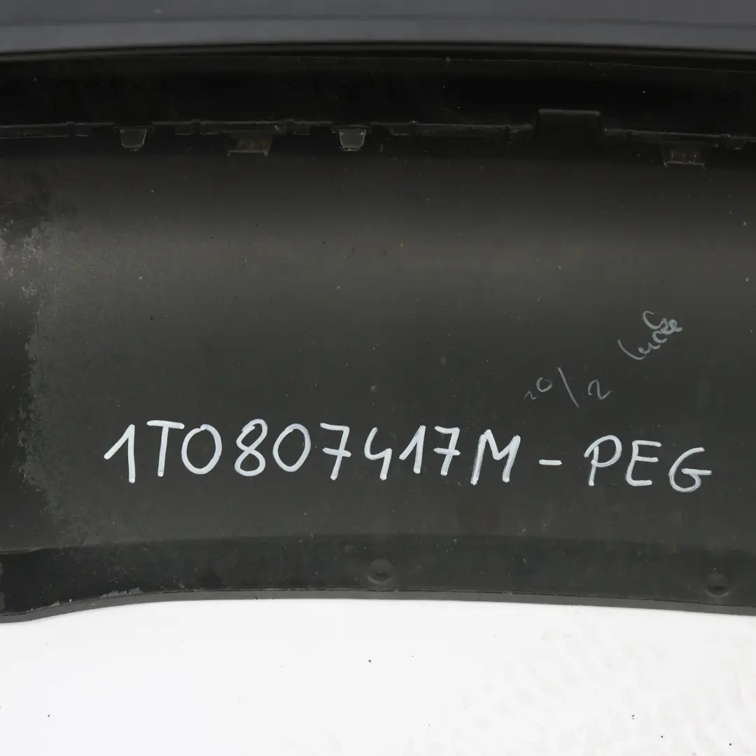 Volkswagen VW Touran 1T Bumper Rear Trim Panel Cover Pepper Grey Metallic - D7R - SKU 1T0807417M-PEG - Part number 1T0807417M