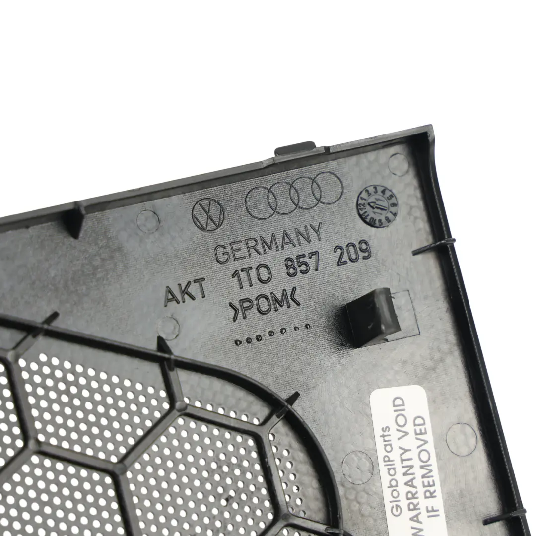 Osłona Maskownica Głośnika Deski Lewa do Volkswagen Touran 1T o numerze 1T0857209 Volkswagen Touran 1T Osłona Maskownica Głośnika Deski Lewa - SKU 1T0857209 - Numer Części 1T0857209