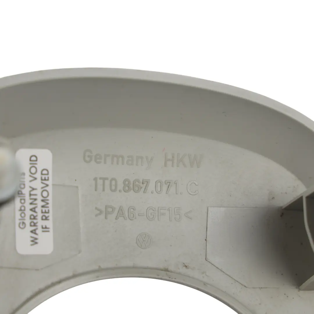 Zaślepka Prowadnicy Pasa Szara do Volkswagen Touran 1T o numerze 1T0867071C Volkswagen Touran 1T Zaślepka Prowadnicy Pasa Szara - SKU 1T0867071C - Numer Części 1T0867071C