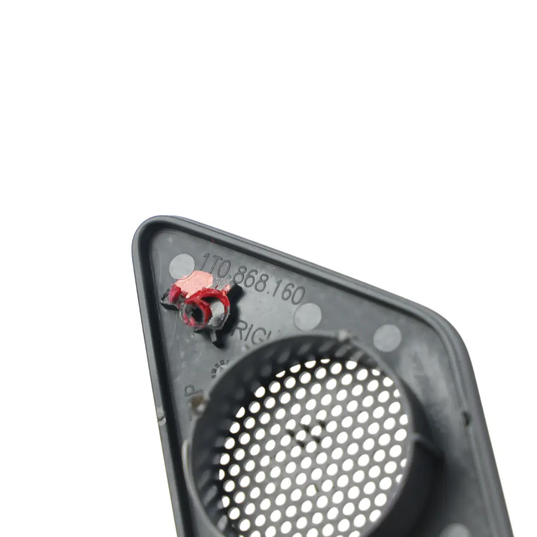 Volkswagen Touran 1T Altavoz Tweeter Moldura Trasero Derecho - SKU 1T0868160 - Número de pieza 1T0868160