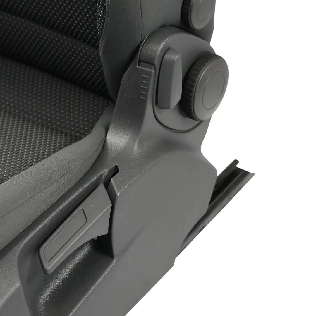 Front Seat Left N/S Interior Fabric Anthracite Grey Blue to Volkswagen Touran 1T with Part number 1T0881805QD Volkswagen Touran 1T Front Seat Left N/S Interior Fabric Anthracite Grey Blue - SKU 1T0881805QD-1 - Part number 1T0881805QD